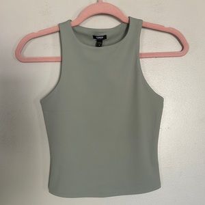 Express Body Contour Cropped Tank - XS